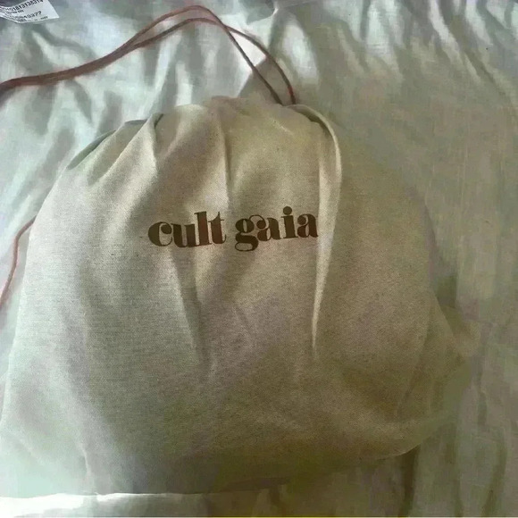 Cult Gaia Gia Beaded Satin Shoulder Bag - Picture 8 of 10